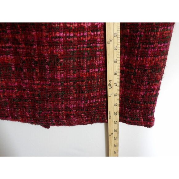 Coldwater Creek Lined Pencil Skirt Womens size 10 Tweed Wrap Professional Career - Picture 3 of 10
